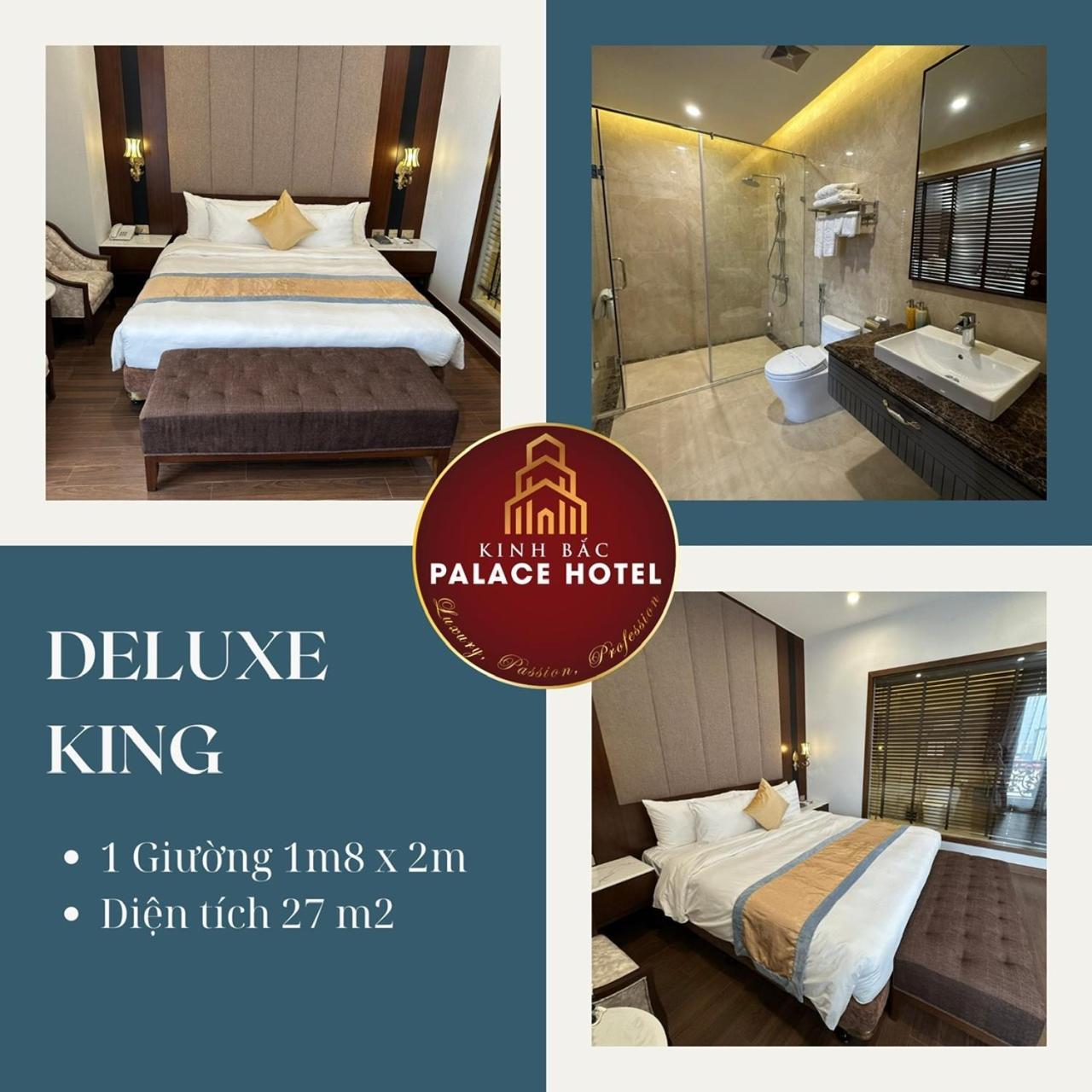 Kinh Bac Palace Hotel Bắc Ninh Eksteriør bilde